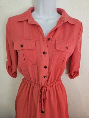 BeBop Coral XS Midi Dress